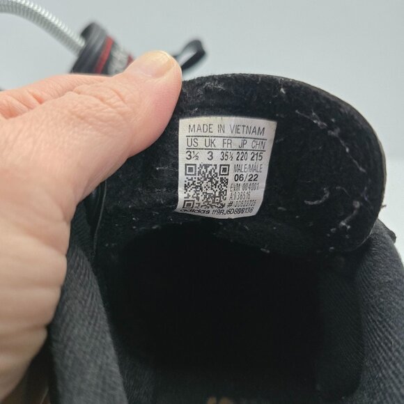 Adidas | Classic Samba black leather low-top sporty trainers sneakers | KIDS 3.5 - Picture 4 of 9